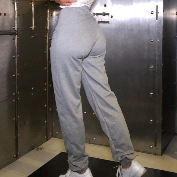 Gray Drawstring Joggers - Picture 2 of 2